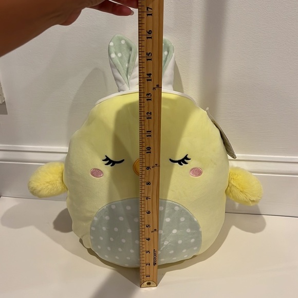 Squishmallows Easter bunny Yellow and Green Stuffed Animal Plush NWT - Picture 4 of 5